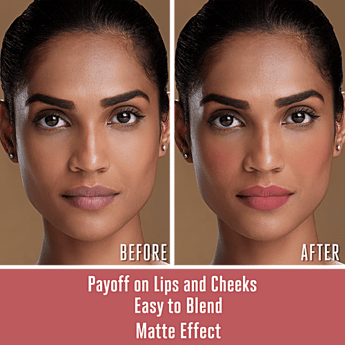Lakme 9 To 5 Weightless Matte Mousse Lip & Cheek Colour, 9 g Nude Cushion 