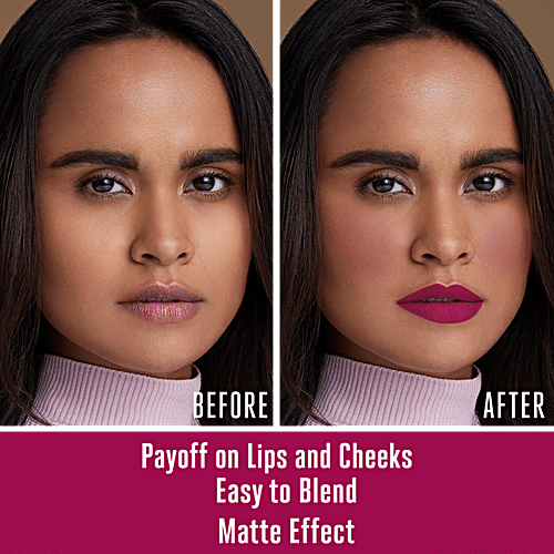 Lakme 9 To 5 Weightless Matte Mousse Lip & Cheek Colour, 9 g Pink Lace 