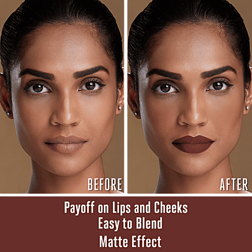 Lakme 9 To 5 Weightless Matte Mousse Lip & Cheek Colour, 9 g Chocolate Mousse 