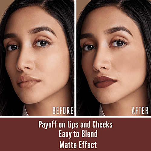 Lakme 9 To 5 Weightless Matte Mousse Lip & Cheek Colour, 9 g Chocolate Mousse 