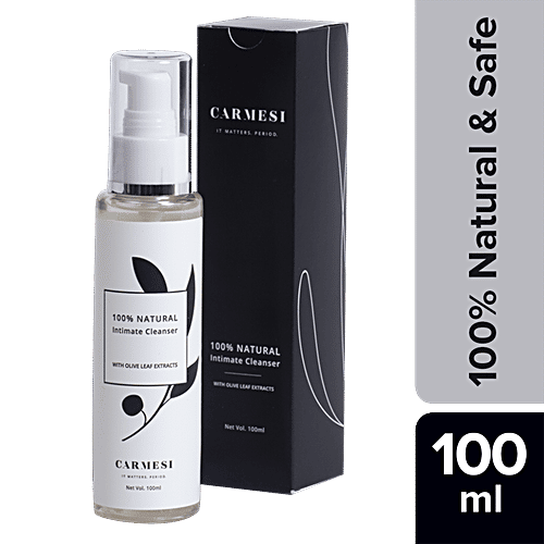 Carmesi Intimate Cleaner - 100% Natural, 100 ml  
