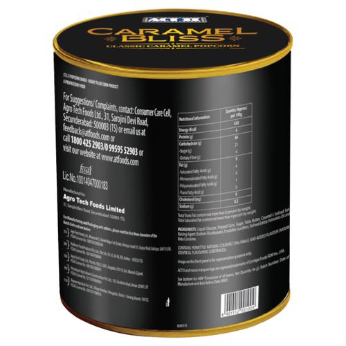 ACT II Popcorn - Caramel Bliss, 200 g Tin Zero Cholesterol