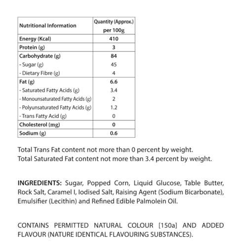 ACT II Caramel Bliss Popcorn - Rock Salt Caramel, 70 g  Zero Cholesterol