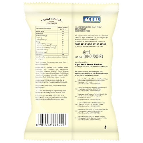 ACT II RTE Tomato Chilli Popcorn, 45 g  