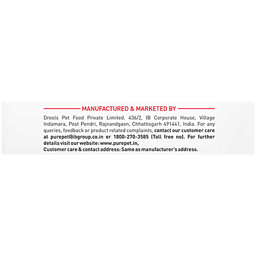 Purepet Chicken & Vegetable Adult Dog Dry Food, 20 kg Ideal Weight Formula