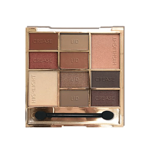 L.A. Colors 10 Colour Eyeshadow Palette, 20 g Nude 