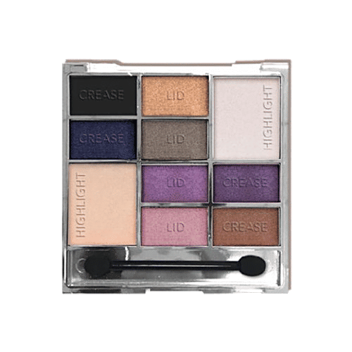 L.A. Colors 10 Colour Eyeshadow Palette, 20 g Cool Glam 