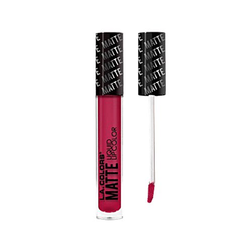 L.A. Colors Matte Liquid Lip Colour, 3.9 g Feisty 