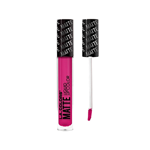 L.A. Colors Matte Liquid Lip Colour, 3.9 g Pampered 
