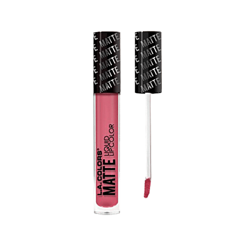 L.A. Colors Matte Liquid Lip Colour, 3.9 g Pumped 