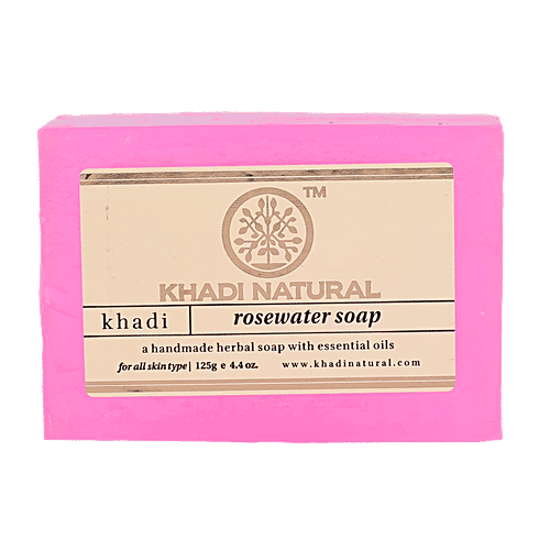 Buy Khadi Natural Herbal Rosewater Soap Online at Best Price of Rs 70