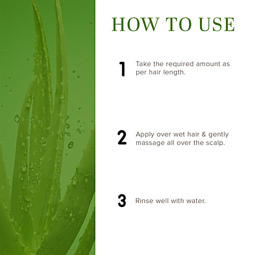 Khadi Natural Neem & Aloe Vera Hair Cleanser - Hydrates Dry Ends, 210 ml  