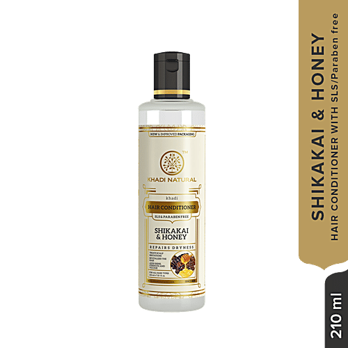 Buy Khadi Natural Herbal Hair Conditioner Shikakai & Honey, For Thick