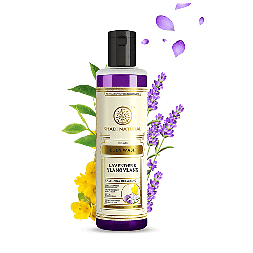 Buy Khadi Natural Herbal Lavender & Ylang Ylang Body Wash Online at