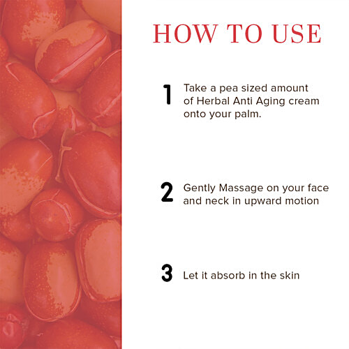 Khadi Natural Anti Ageing Cream - Reduces Fine Lines & Wrinkles, 50 g  