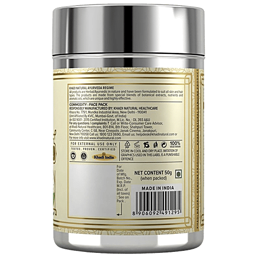 Buy Khadi Natural Herbal Neem Basil & Mint Face Mask Online at Best