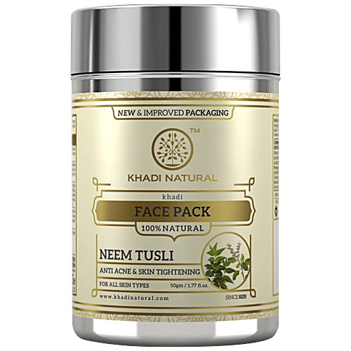 Buy Khadi Natural Herbal Neem Tulsi Face Pack Online at Best Price of