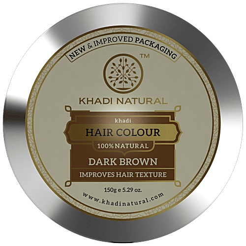 Buy Khadi Natural Herbal Hair Colour Dark Brown Online at Best Price