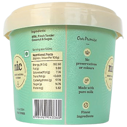 Buy NIC Tender Coconut Ice Cream Online at Best Price of Rs 300 bigbasket