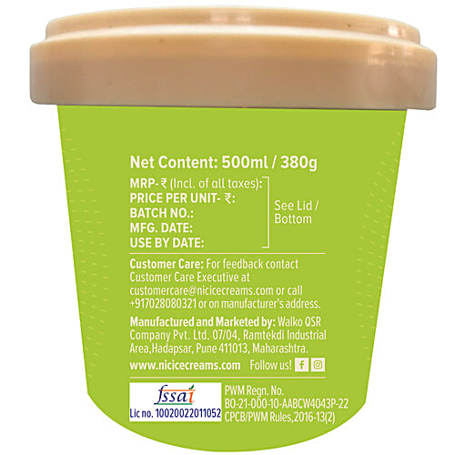 Nic Tender Coconut Ice Cream, 500 ml