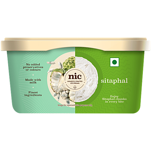 Nic Sitaphal Ice Cream, 500 ml  Medium Fat ice cream