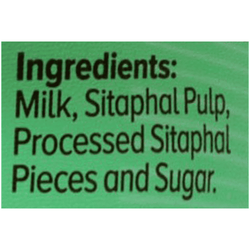 Nic Sitaphal Ice Cream, 500 ml  Medium Fat ice cream