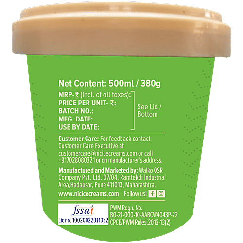 Nic Sitaphal Ice Cream, 500 ml  Medium Fat ice cream