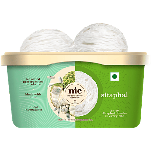 Nic Sitaphal Ice Cream, 500 ml  Medium Fat ice cream