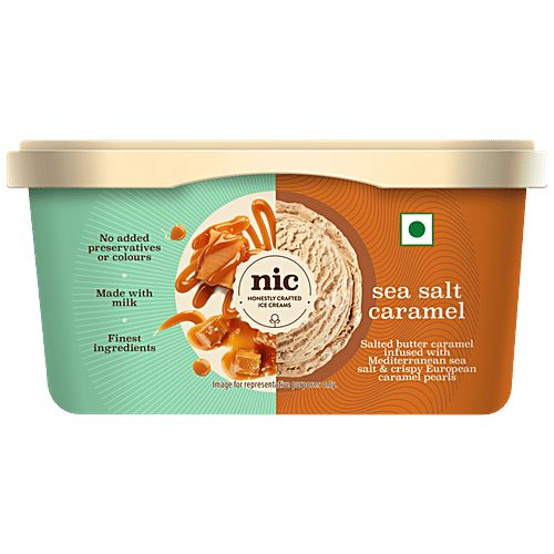 Nic Ice Cream - Sea Salt Caramel, 500 ml