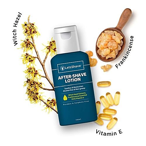 Buy LetsShave After Shave Soothing & Cooling AlcoholFree Lotion For Men Online at Best Price of