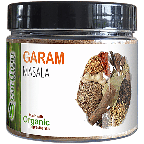 Earthon Organic Garam Masala Spice Blend, 100 g  No Artificial Color, No Preservatives