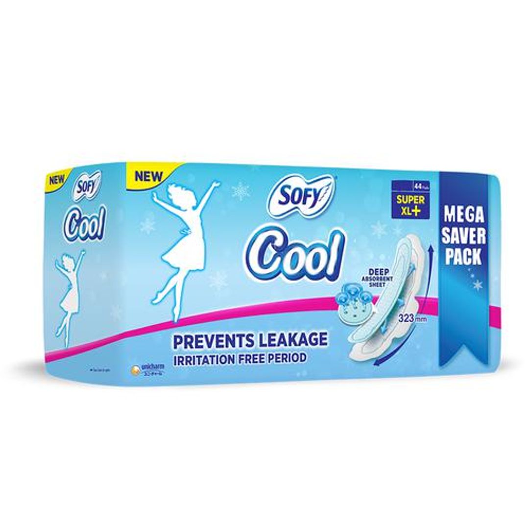 Sofy Sanitary Pads - Cool Super XL+, 44 pcs 