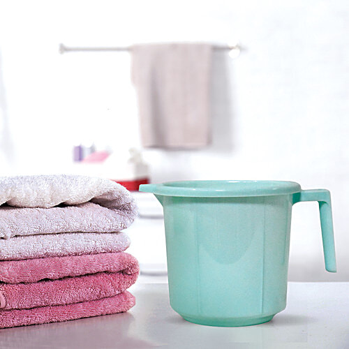 BB Home Popular Plastic Bathing Mug - Blue, 1.5 lt  