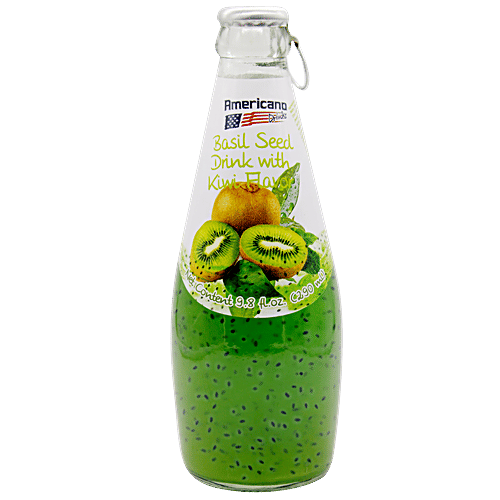 Americano Americano Basil Seed Drink - Kiwi Flavour, 290 ml  