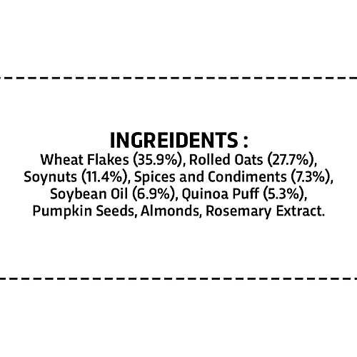 True Elements Chatpati Muesli - High In Fibre & Plant Protein, 400 g Container High Fiber