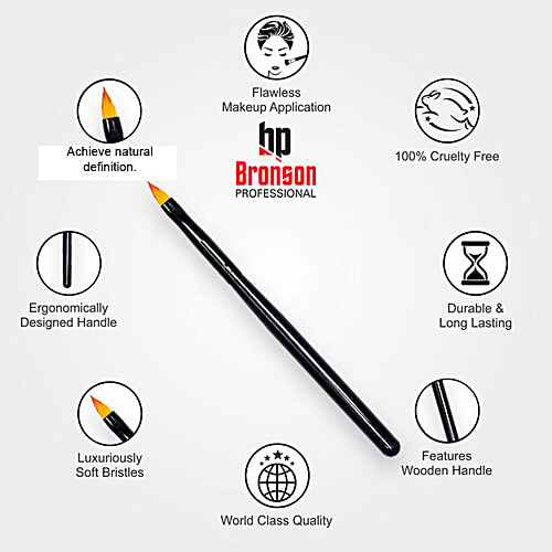 Bronson professional Lip Filler Brush - Colour May Vary, 1 pc  