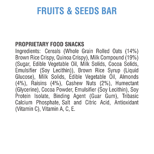 RiteBite Max Protein Fruit & Seeds Bar, 35 g  