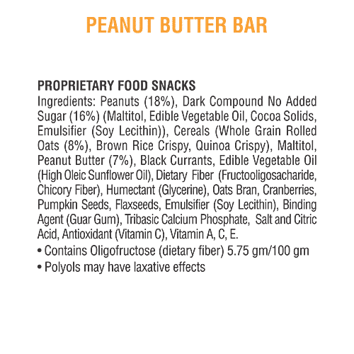 RiteBite Max Protein Multigrain Energy Bar - Peanut Butter, Healthy Snack, High In Protein & Fibre, Dark Chocolate Coating, Zero Added Sugar, 40 g (Pack of 12) Zero Added Sugar, No Preservatives