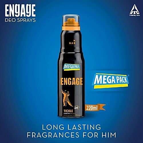 Engage Tickle Deo Spray, 220 ml  