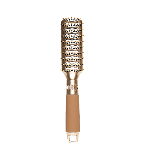 Buy Cute Girl Hair Brush Comb Small Bristles, Golden, BB1203 Online