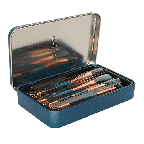 Pony Effect Makeup/Cosmetic Brush Set - Blue, BB1207, 4 pcs  