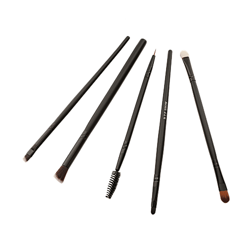 Beautiful Show Eye Makeup Brushes - Black, BB1209, 5 pcs  
