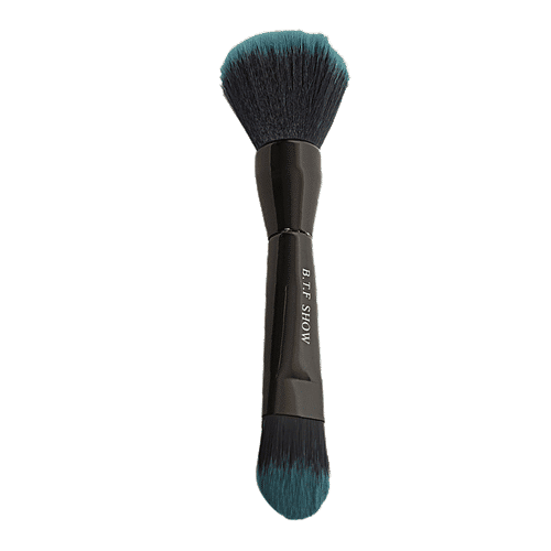 Beautiful Show 2-in-1 Makeup/Cosmetic Brush - Black, BB1210, 1 pc
