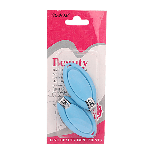 Baol Nail Cutter/ Clipper - Stainless Steel, BB1218BLU, 2 pcs