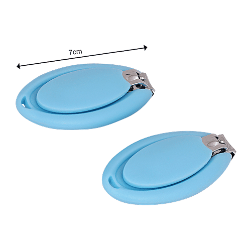 Baol Nail Cutter/ Clipper - Stainless Steel, BB1218BLU, 2 pcs