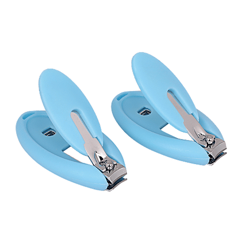 Baol Nail Cutter/ Clipper - Stainless Steel, BB1218BLU, 2 pcs