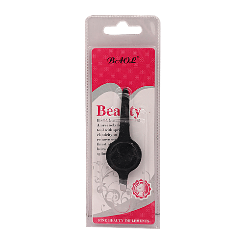 Baol Stainless Steel Tweezers - Black, BB1221, 1 pc  
