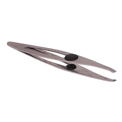 Baol Stainless Steel Tweezers - Black, BB1222AST, 1 pc  