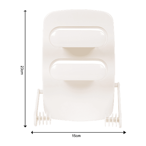 DP Storage Shelf/Tissue Holder - Plastic, White, BB5080, 1 pc  