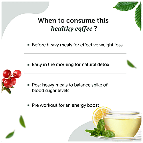 Neuherbs Green Coffee Bean Powder - Unroasted Arabica, 200 g Pouch Natural